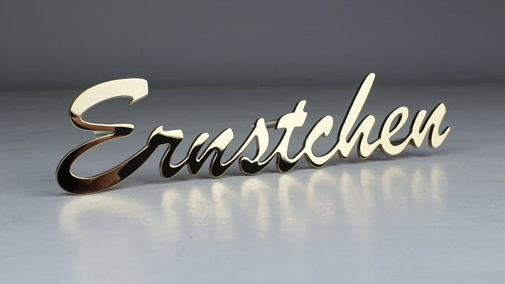 Edelstahl  vergoldet